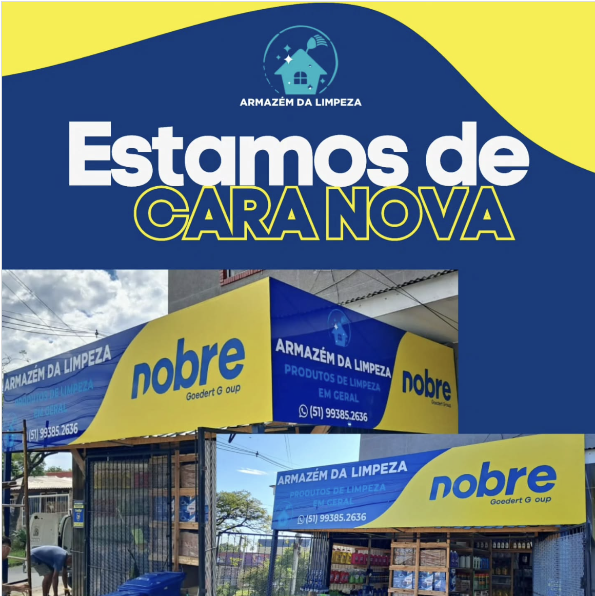 Estamos de Cara Nova - Armazém da Limpeza