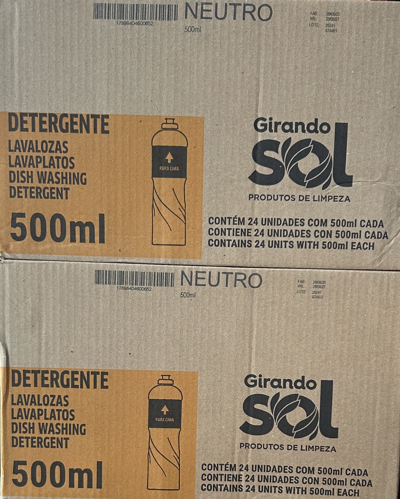 DETERGENTE GIRA SOL 500ML