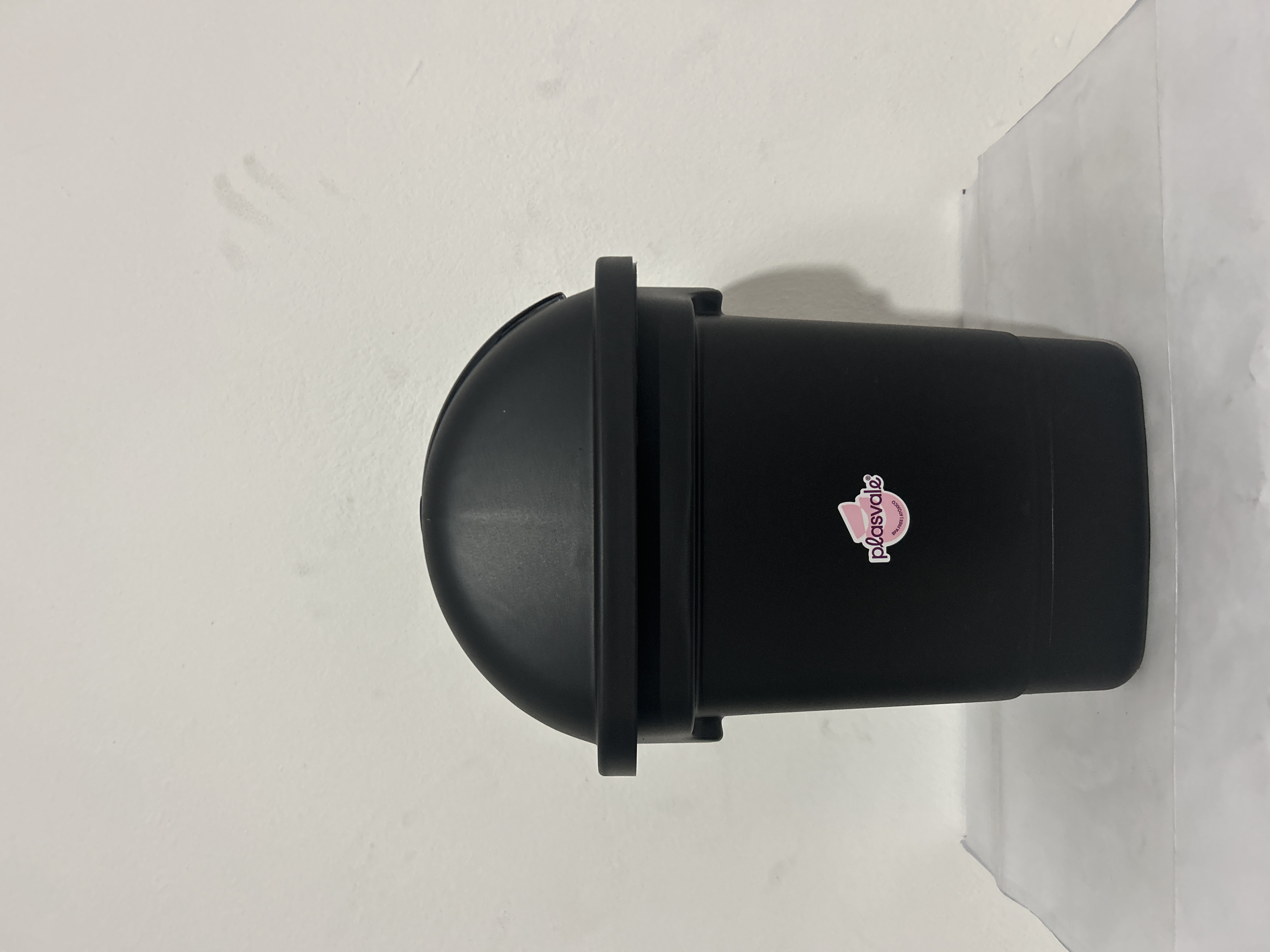 LIXEIRA 10LTS 1 PEÇA COR PRETA