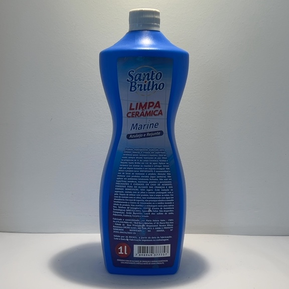 LIMPA CERÂMICA MARINE SANTO BRILHO AZULEJO E REJUNTE 1L