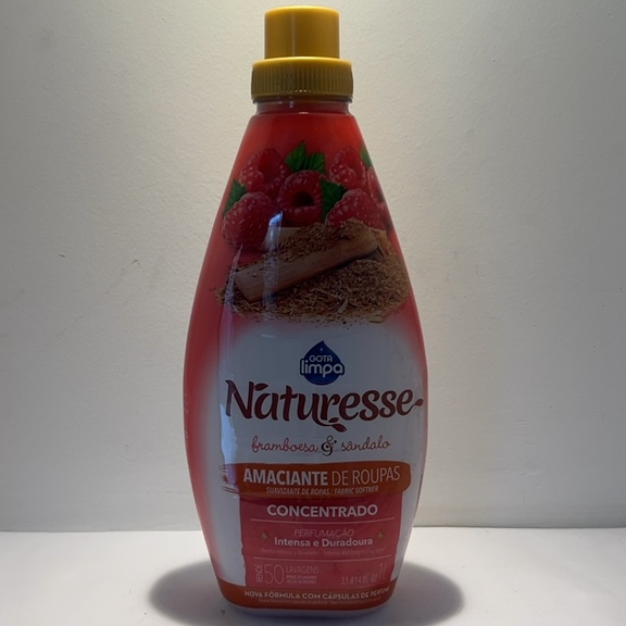 AMACIANTE DE ROUPAS NATURESSE FRAMBOESA E SÂNDALO 1L