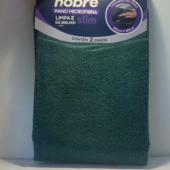 PANO MICROFIBRA SLIM CONTÉM 2UNIDADES TAMANHO 60cm X 80cm