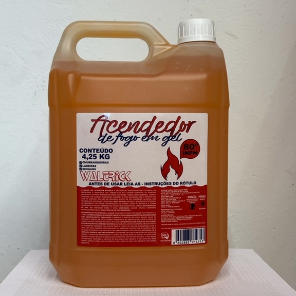 ACENDEDOR DE FOGO EM GEL CONTÉM 4,25KG