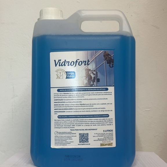 LIMPA VIDROS VIDROFORT 5L