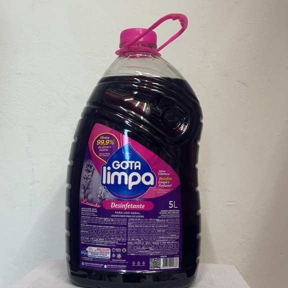 DESINFETANTE LAVANDA GOTA LIMP 5L