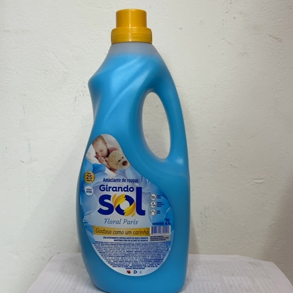 AMACIANTE DE ROUPAS FLORAL PARIS GOSTOSO COMO UM CARINHO GIRA SOL 2L